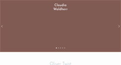 Desktop Screenshot of claudiawaldherr.com